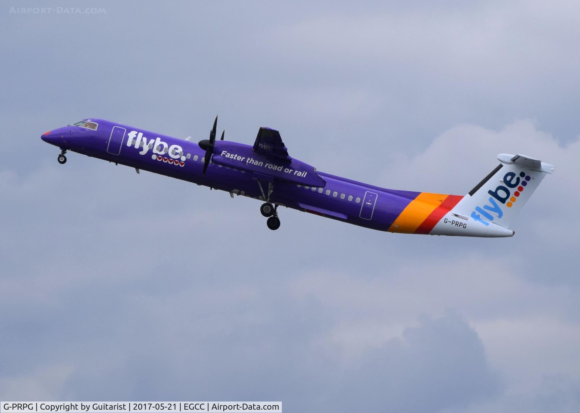 G-PRPG, 2008 Bombardier DHC-8-402 Dash 8 C/N 4191, At Manchester