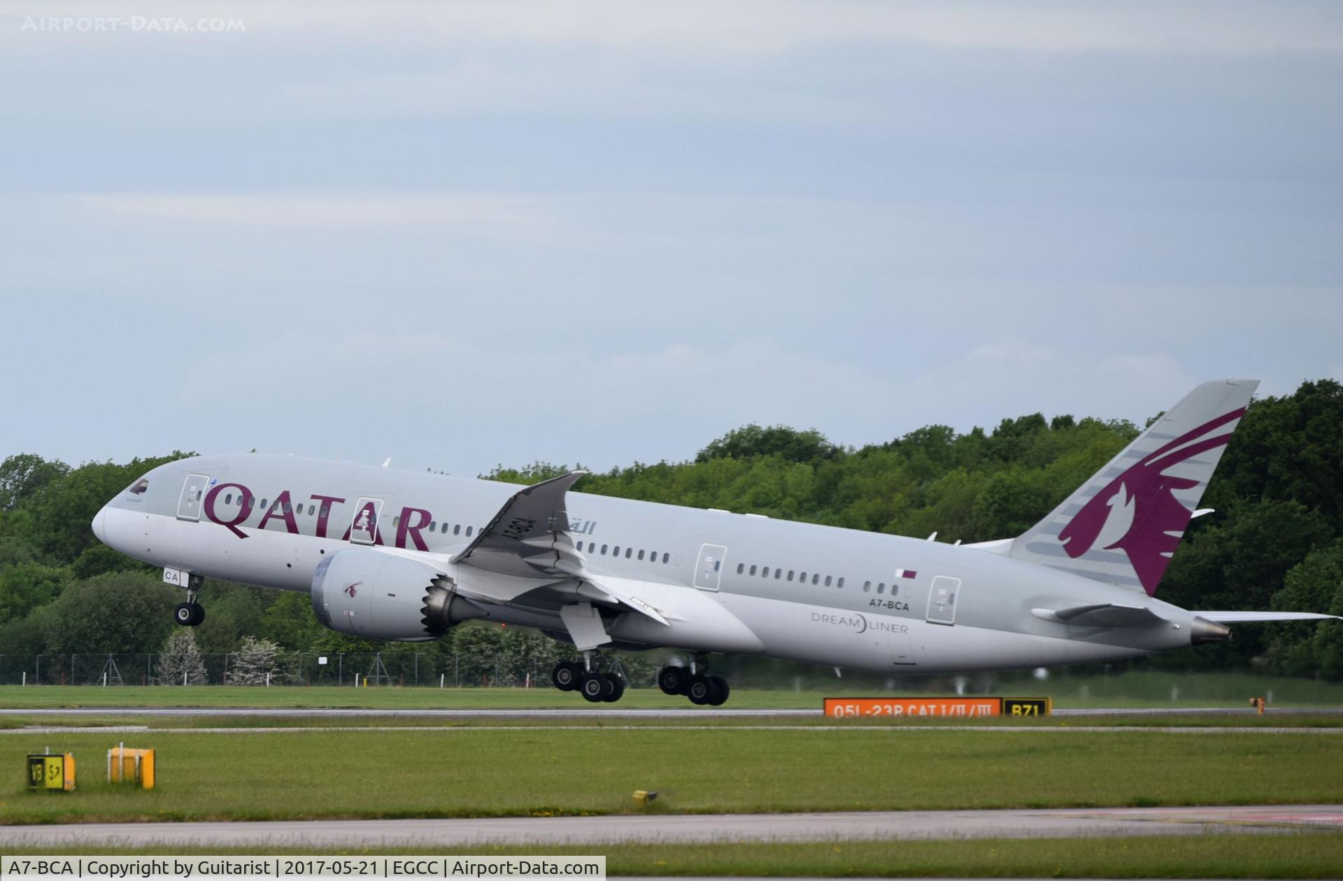 A7-BCA, 2012 Boeing 787-8 Dreamliner C/N 38319, At Manchester