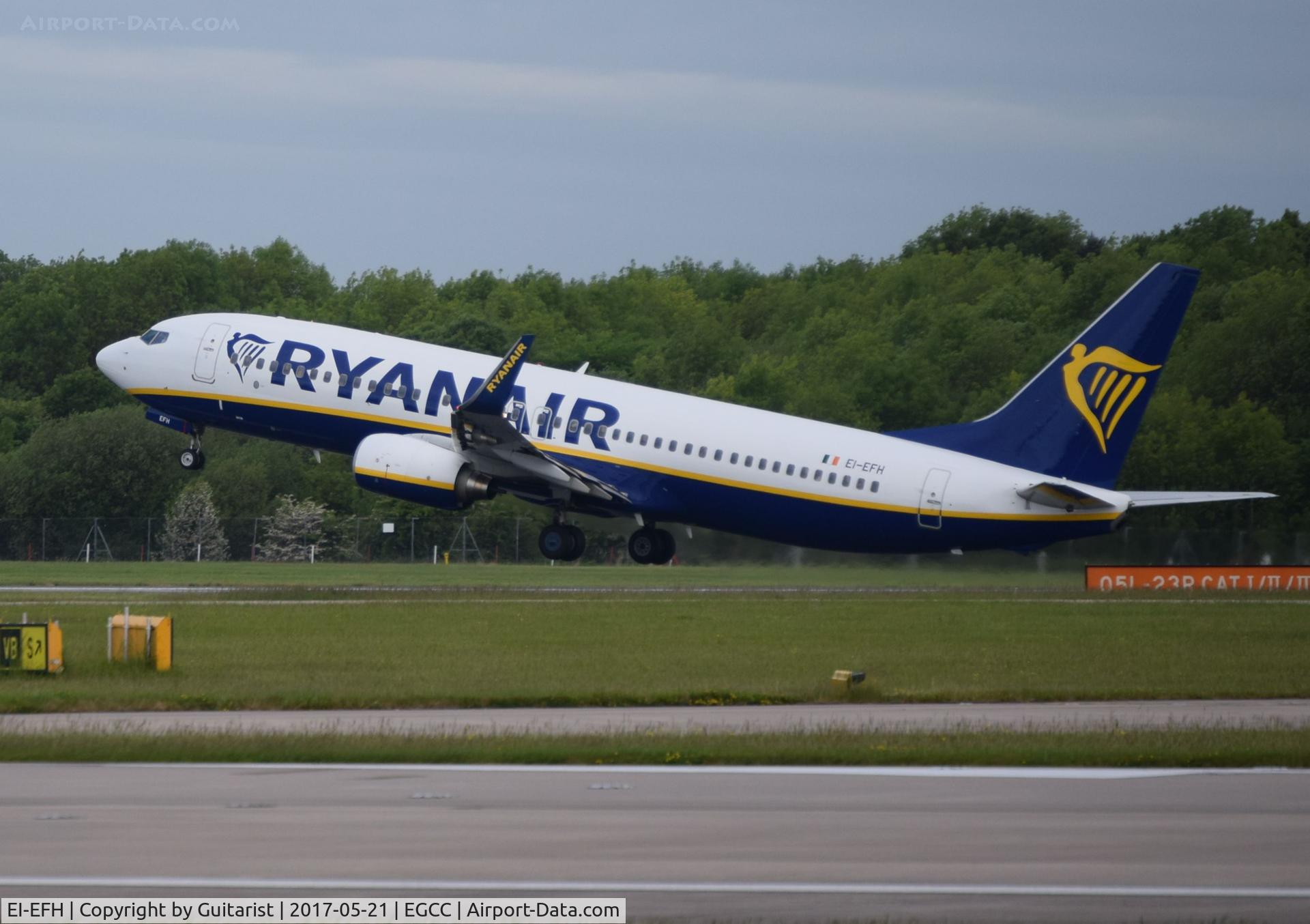 EI-EFH, 2009 Boeing 737-8AS C/N 35012, At Manchester