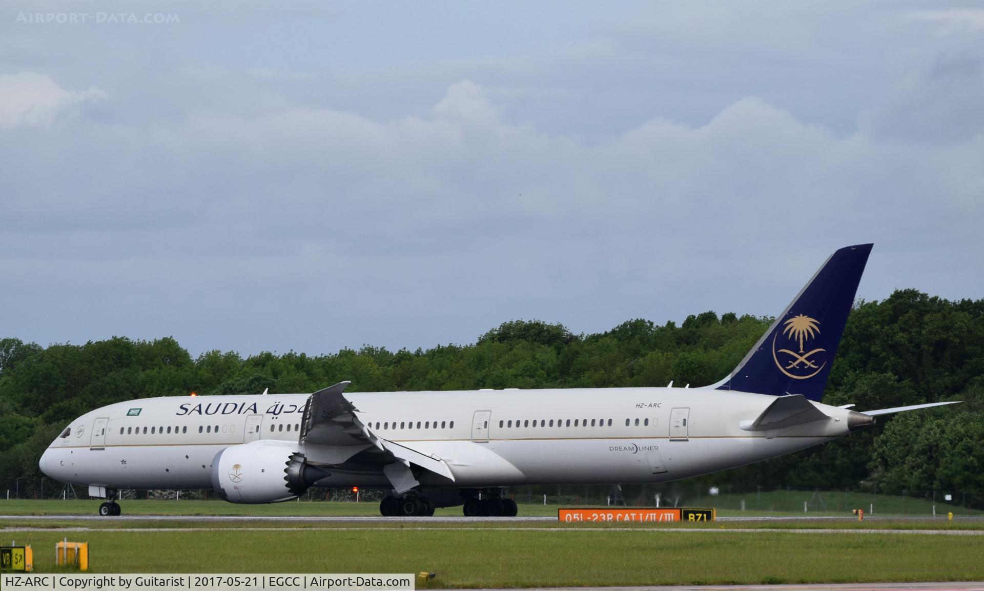 HZ-ARC, 2016 Boeing 787-9 Dreamliner C/N 41546, At Manchester