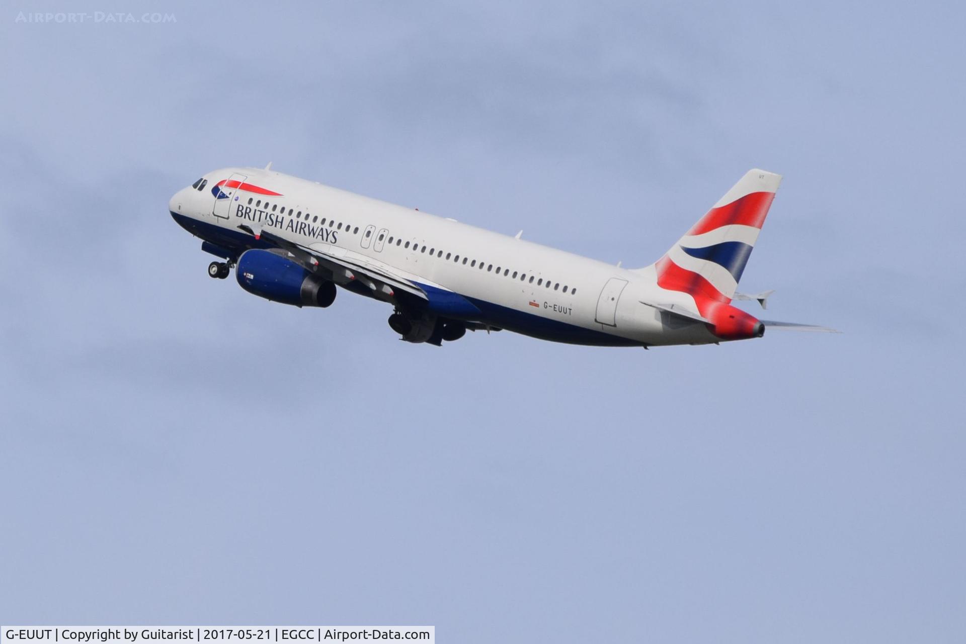 G-EUUT, 2007 Airbus A320-232 C/N 3314, At Manchester