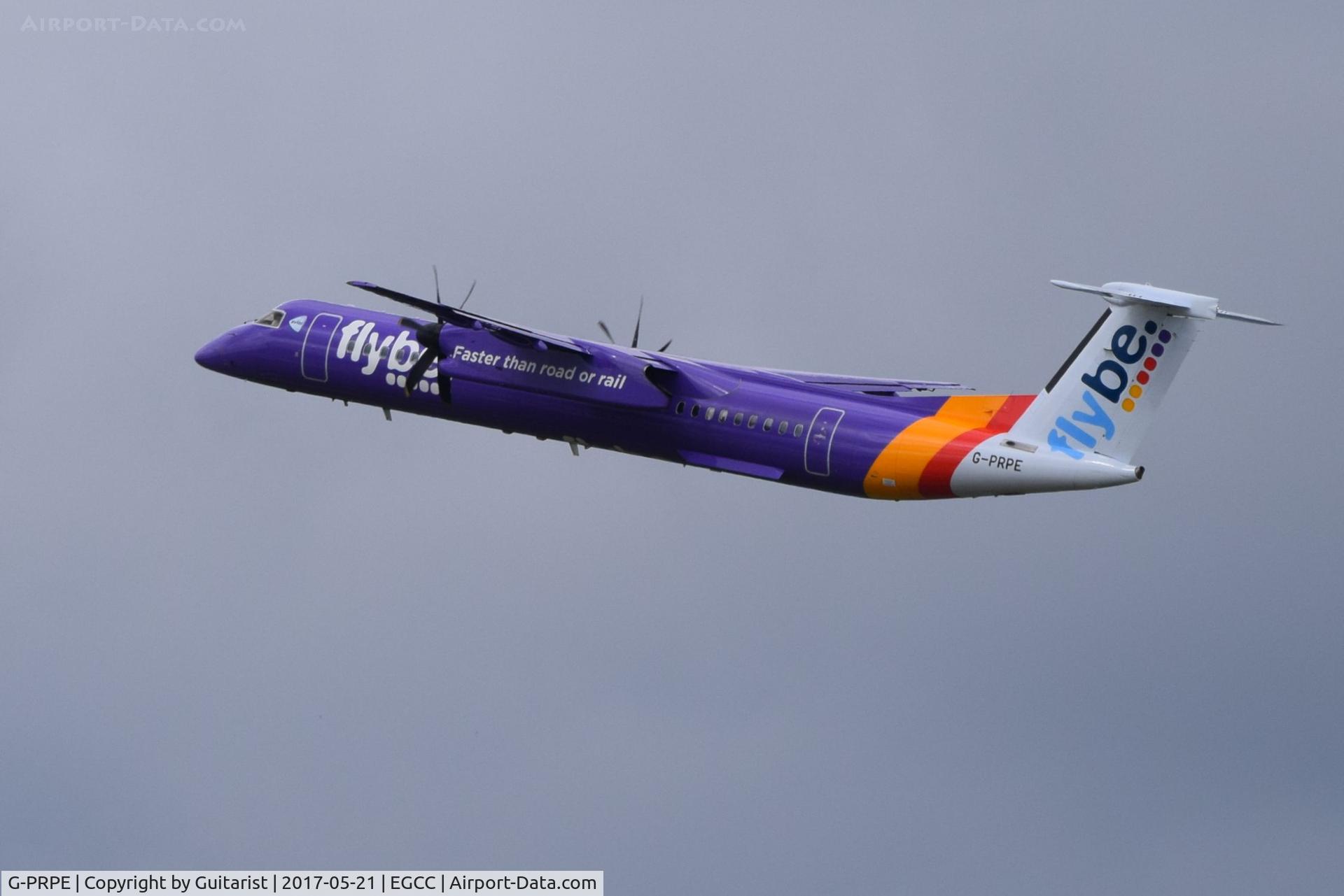 G-PRPE, 2008 De Havilland Canada DHC-8-402Q Dash 8 Dash 8 C/N 4209, At Manchester