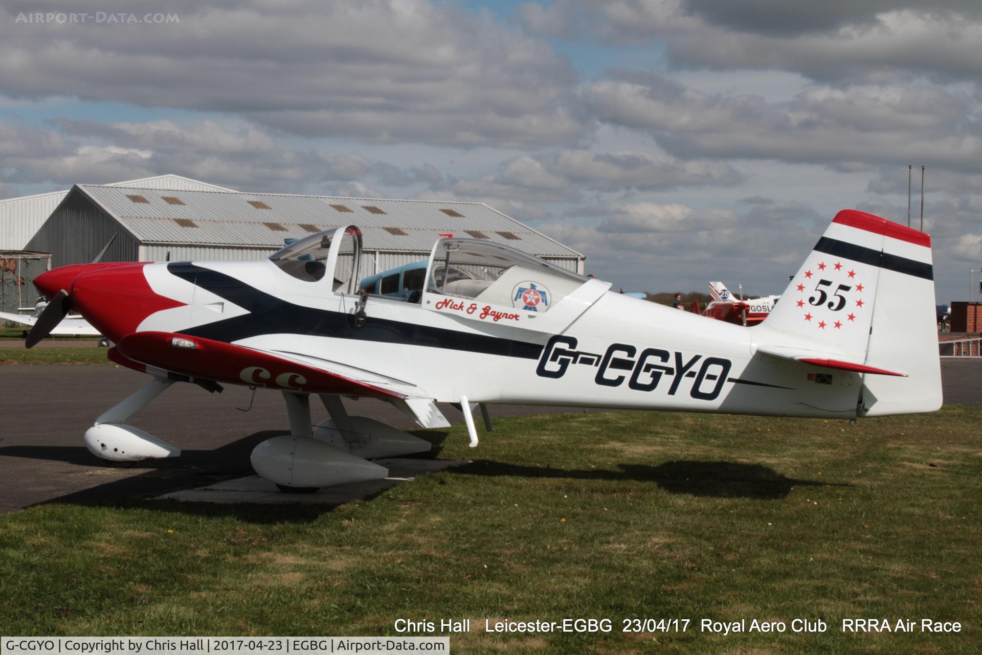 G-CGYO, 2005 Vans RV-6A C/N 24704, Royal Aero Club 3R's air race at Leicester