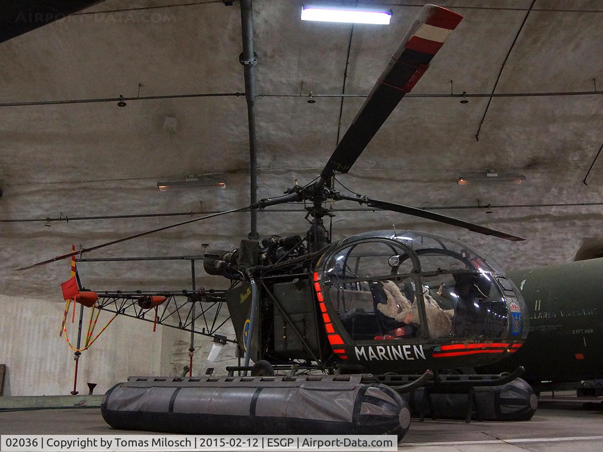 02036, Saab Hkp2 Alouette II (SE-3130) C/N 1246/C101, Aeroseum Göteborg
