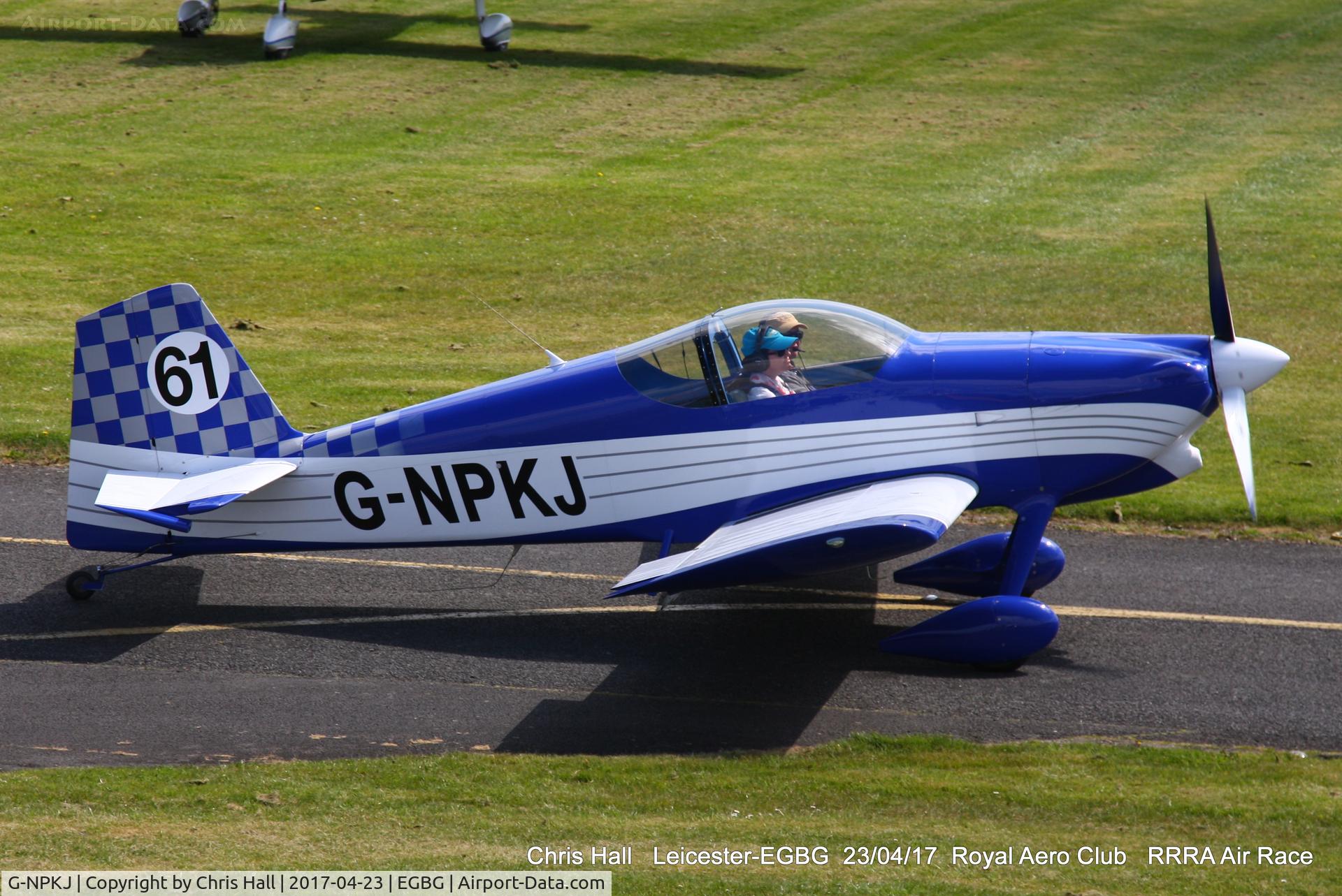 G-NPKJ, 1998 Vans RV-6 C/N PFA 181-13138, Royal Aero Club 3R's air race at Leicester