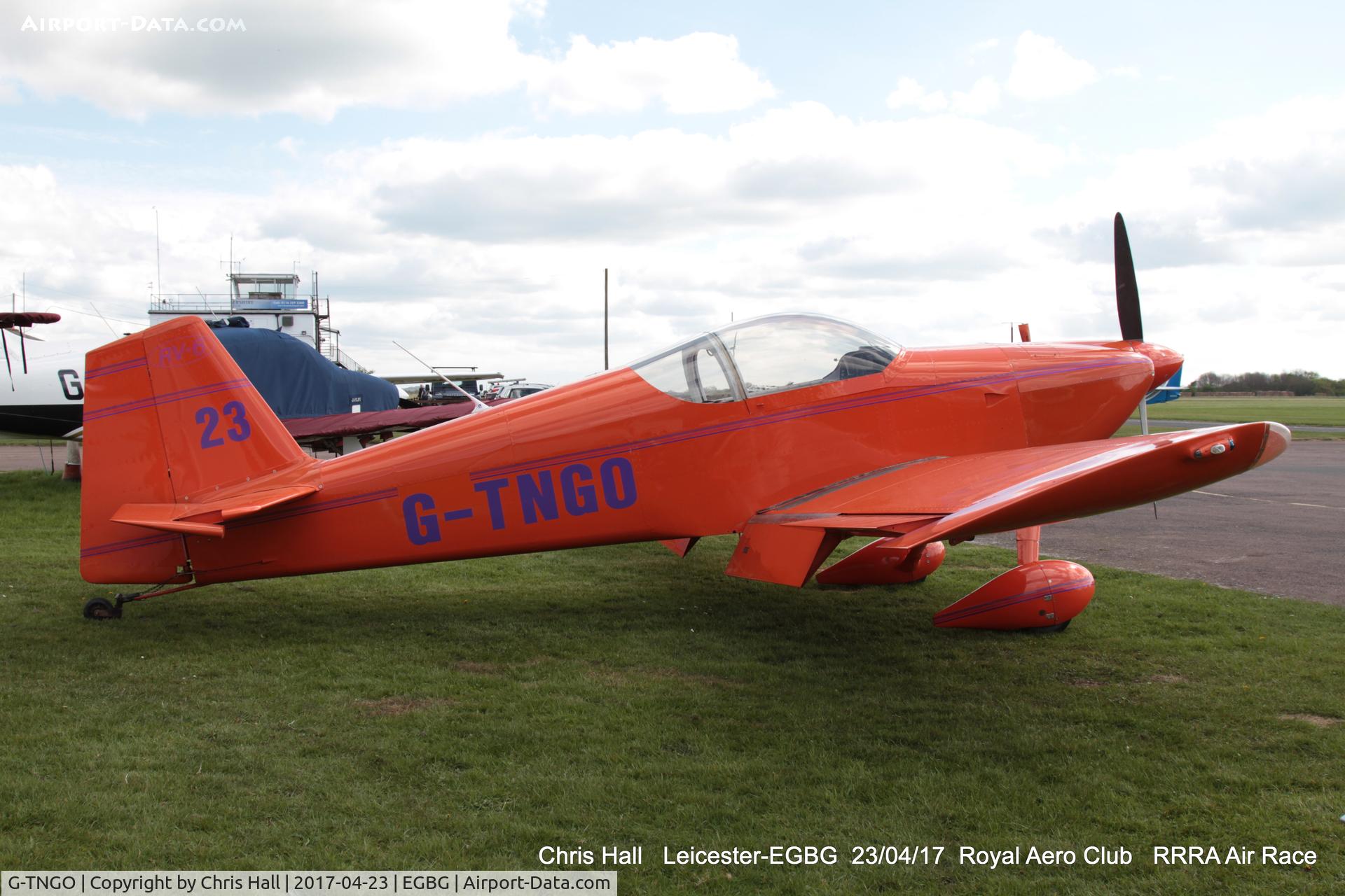 G-TNGO, 1994 Vans RV-6 C/N 21897, Royal Aero Club 3R's air race at Leicester
