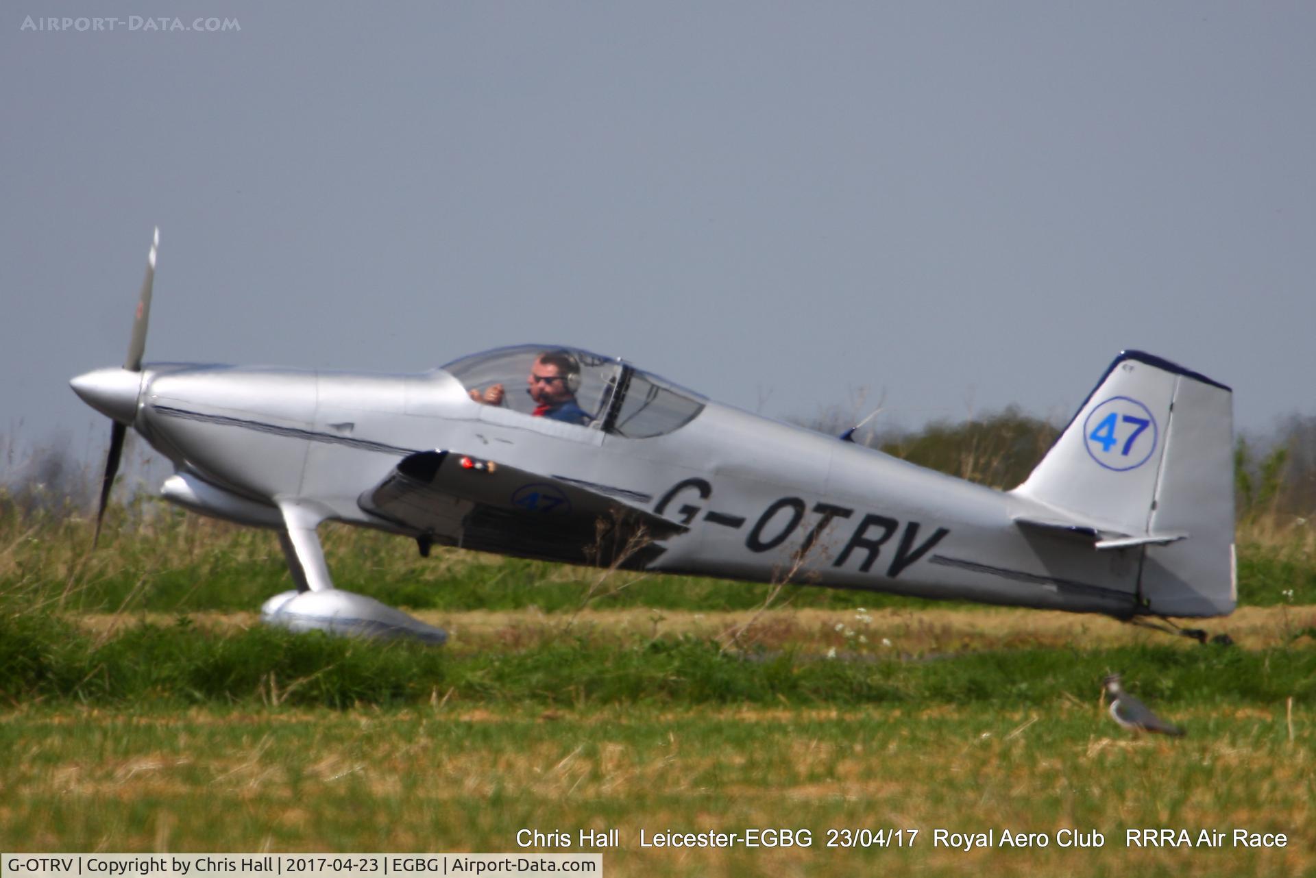 G-OTRV, 1999 Vans RV-6 C/N PFA 181-13302, Royal Aero Club 3R's air race at Leicester