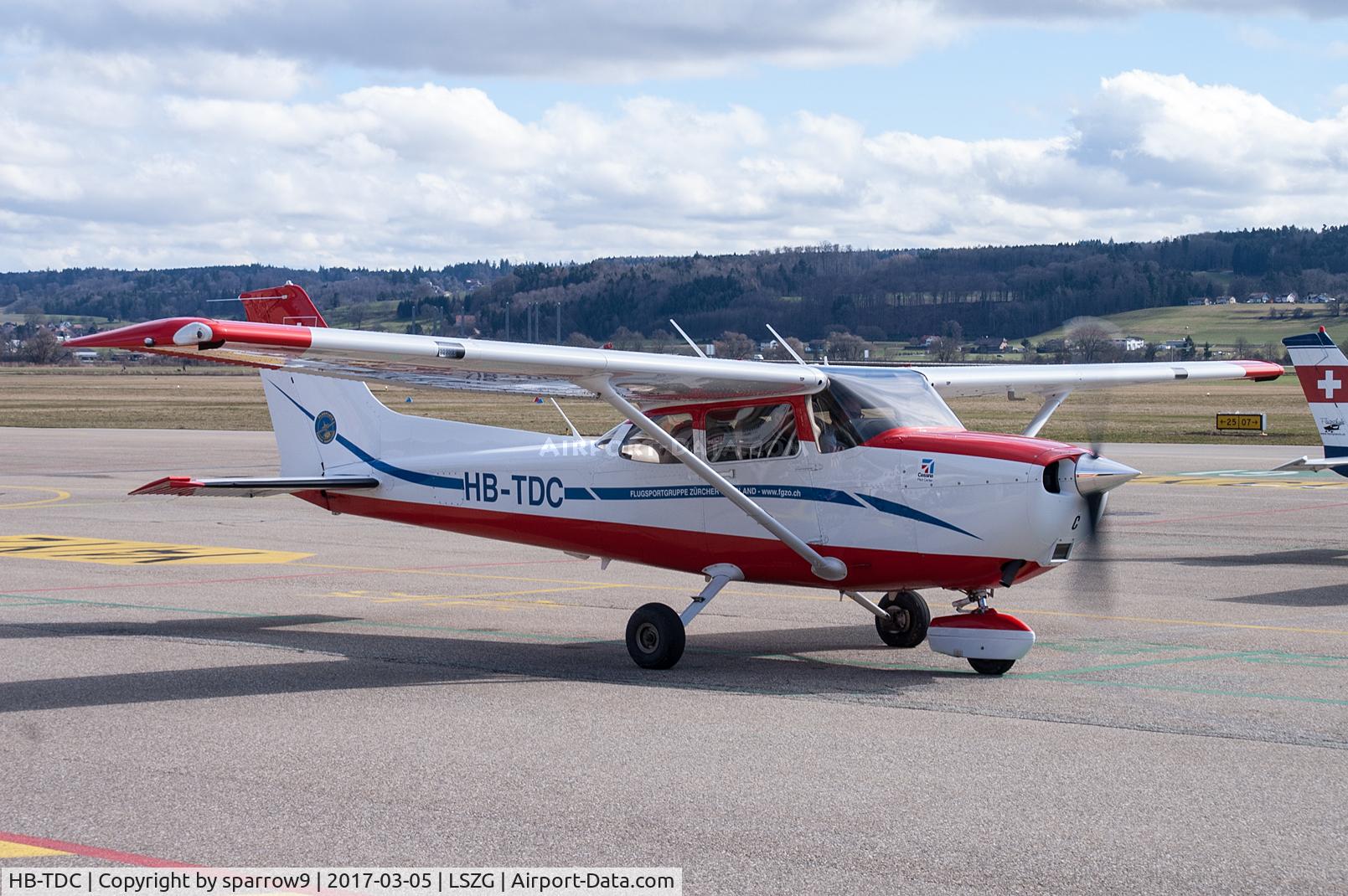 HB-TDC, 2012 Cessna 172S Skyhawk C/N 172S11181, at Grenchen airport