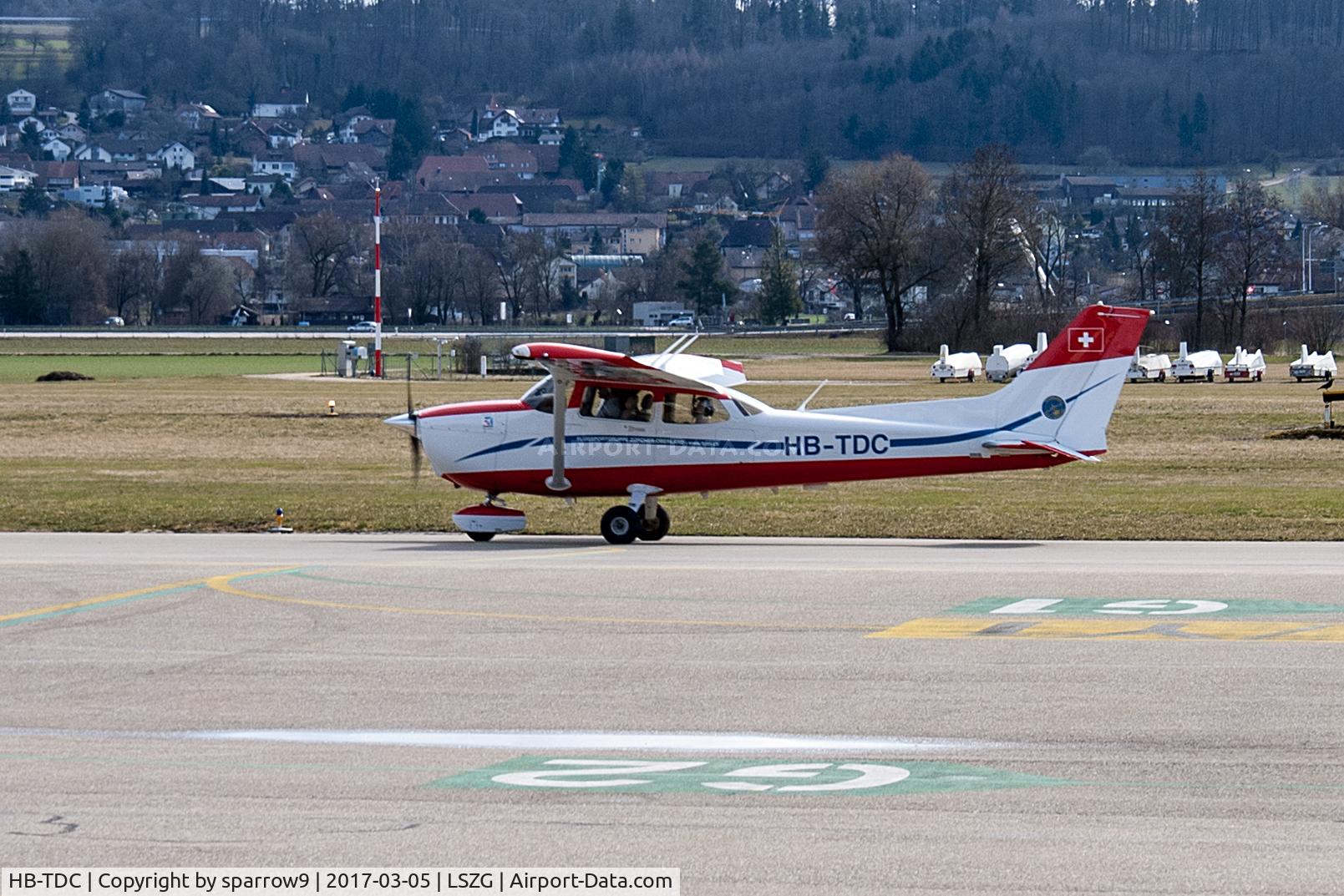 HB-TDC, 2012 Cessna 172S Skyhawk C/N 172S11181, at Grenchen airport