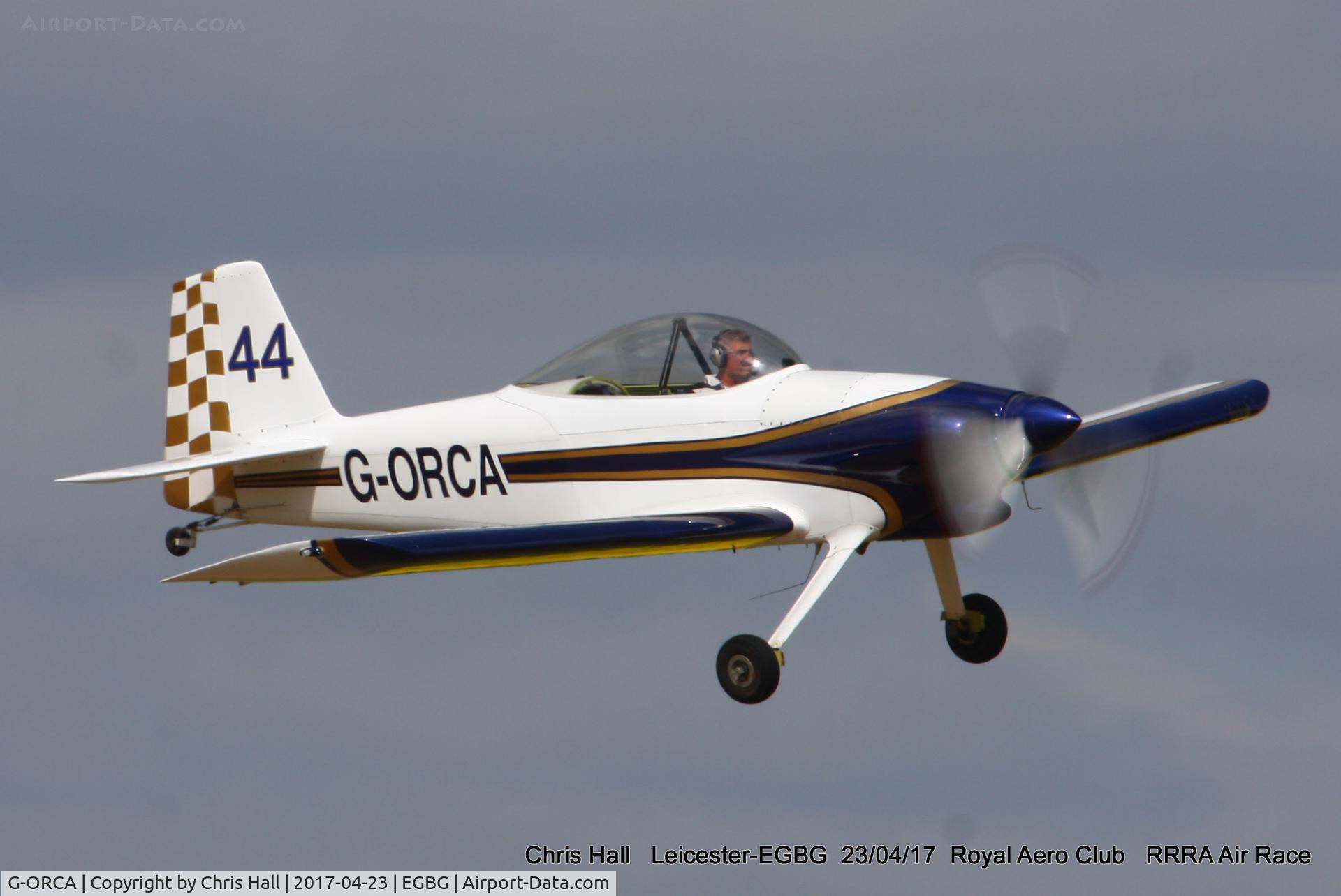 G-ORCA, 2005 Vans RV-4 C/N PFA 181-12924, Royal Aero Club 3R's air race at Leicester