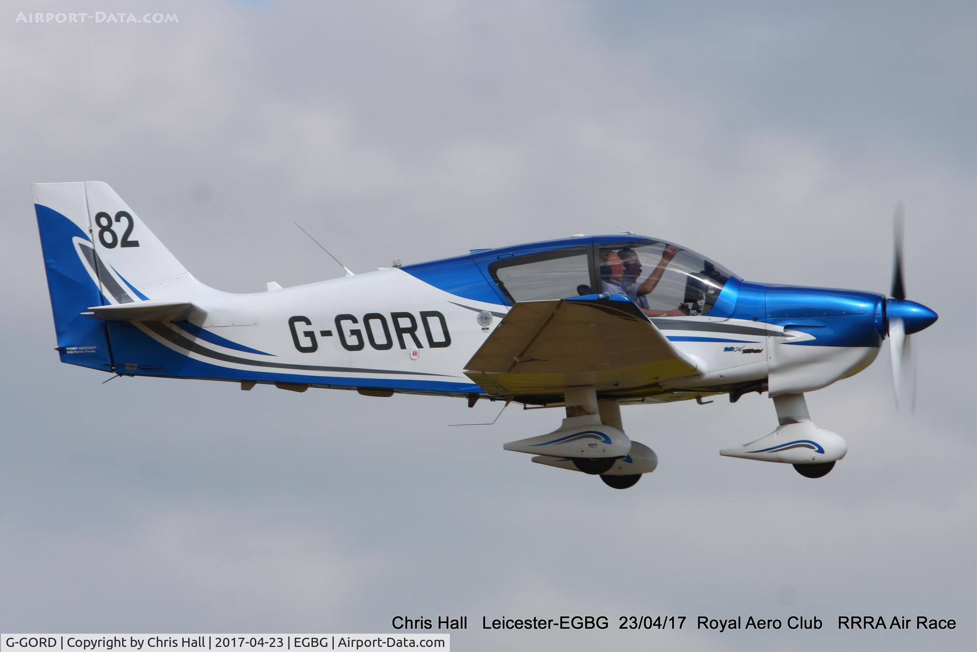 G-GORD, 2014 Robin DR-400-140B Major Major C/N 2669, Royal Aero Club 3R's air race at Leicester