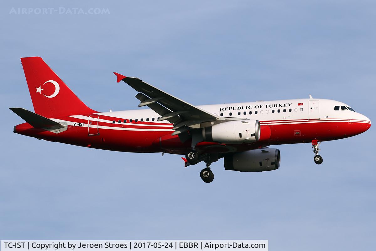 TC-IST, 2009 Airbus ACJ319 (A319-133/CJ) C/N 4042, ebbr