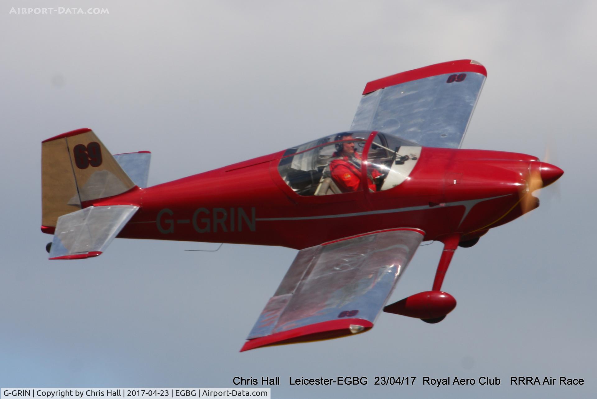 G-GRIN, 1999 Vans RV-6 C/N PFA 181-12409, Royal Aero Club 3R's air race at Leicester