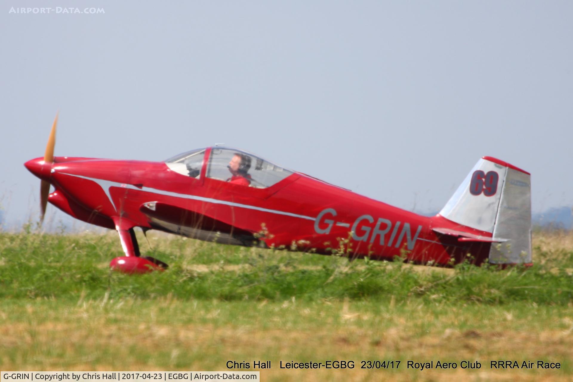 G-GRIN, 1999 Vans RV-6 C/N PFA 181-12409, Royal Aero Club 3R's air race at Leicester