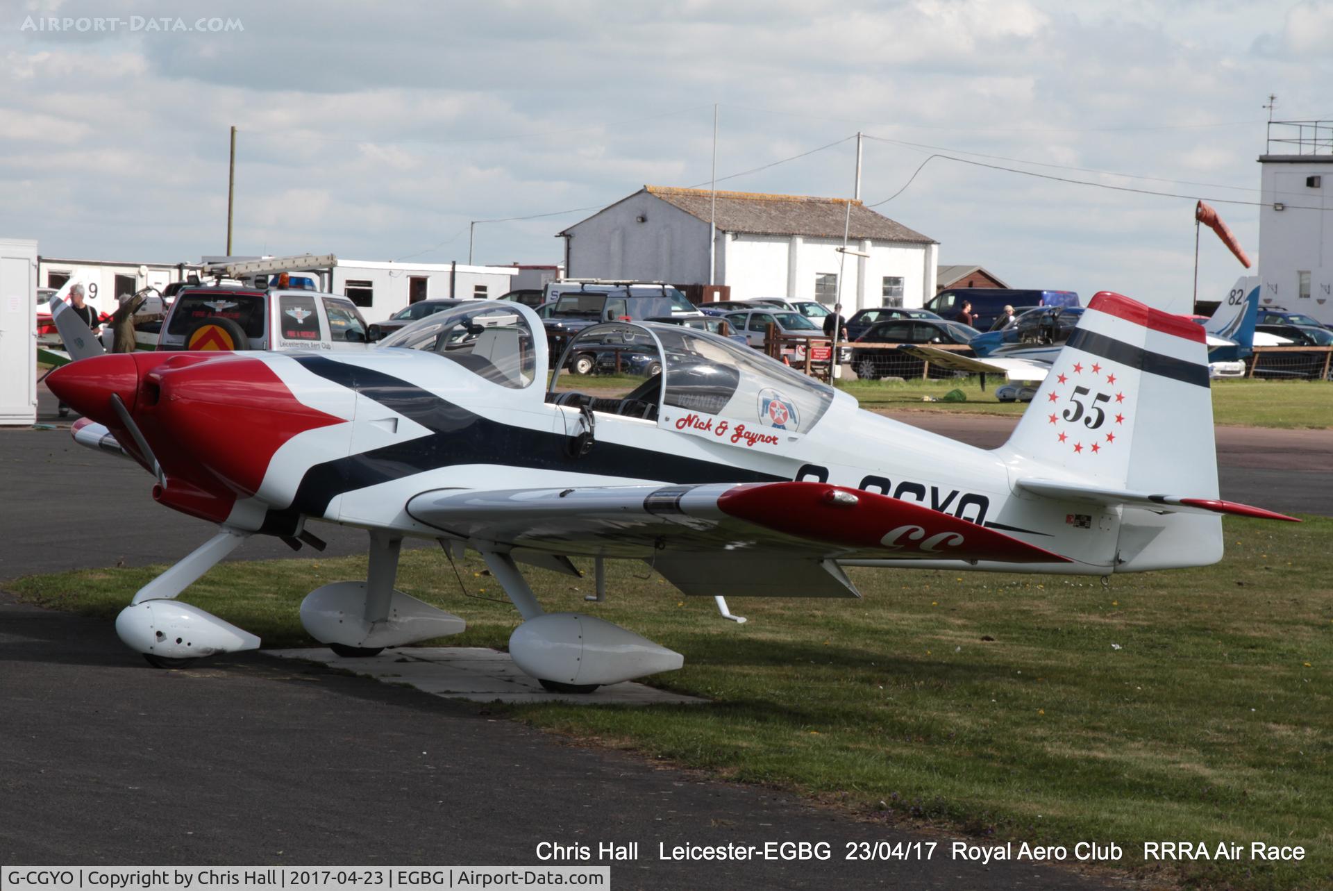 G-CGYO, 2005 Vans RV-6A C/N 24704, Royal Aero Club 3R's air race at Leicester