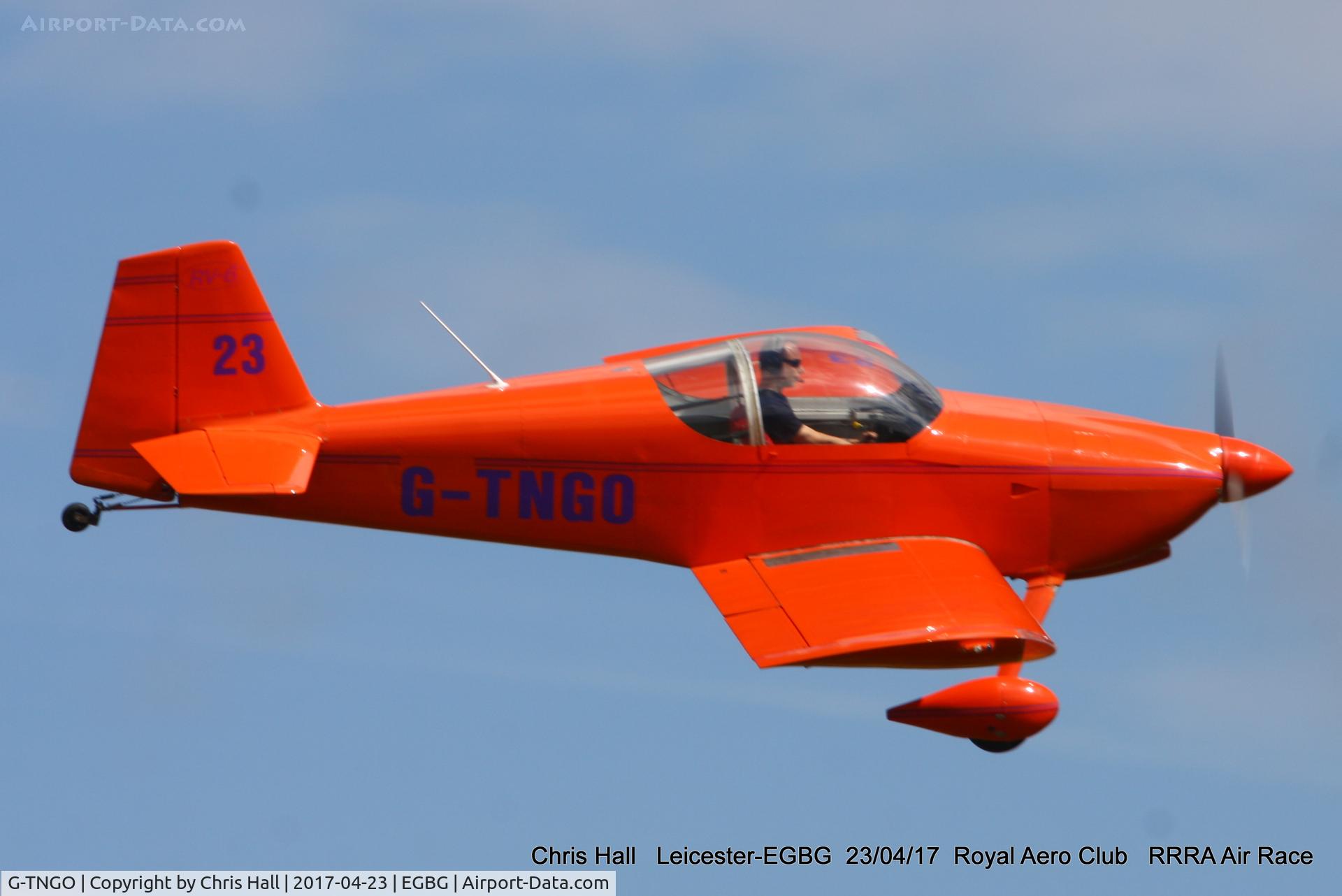 G-TNGO, 1994 Vans RV-6 C/N 21897, Royal Aero Club 3R's air race at Leicester