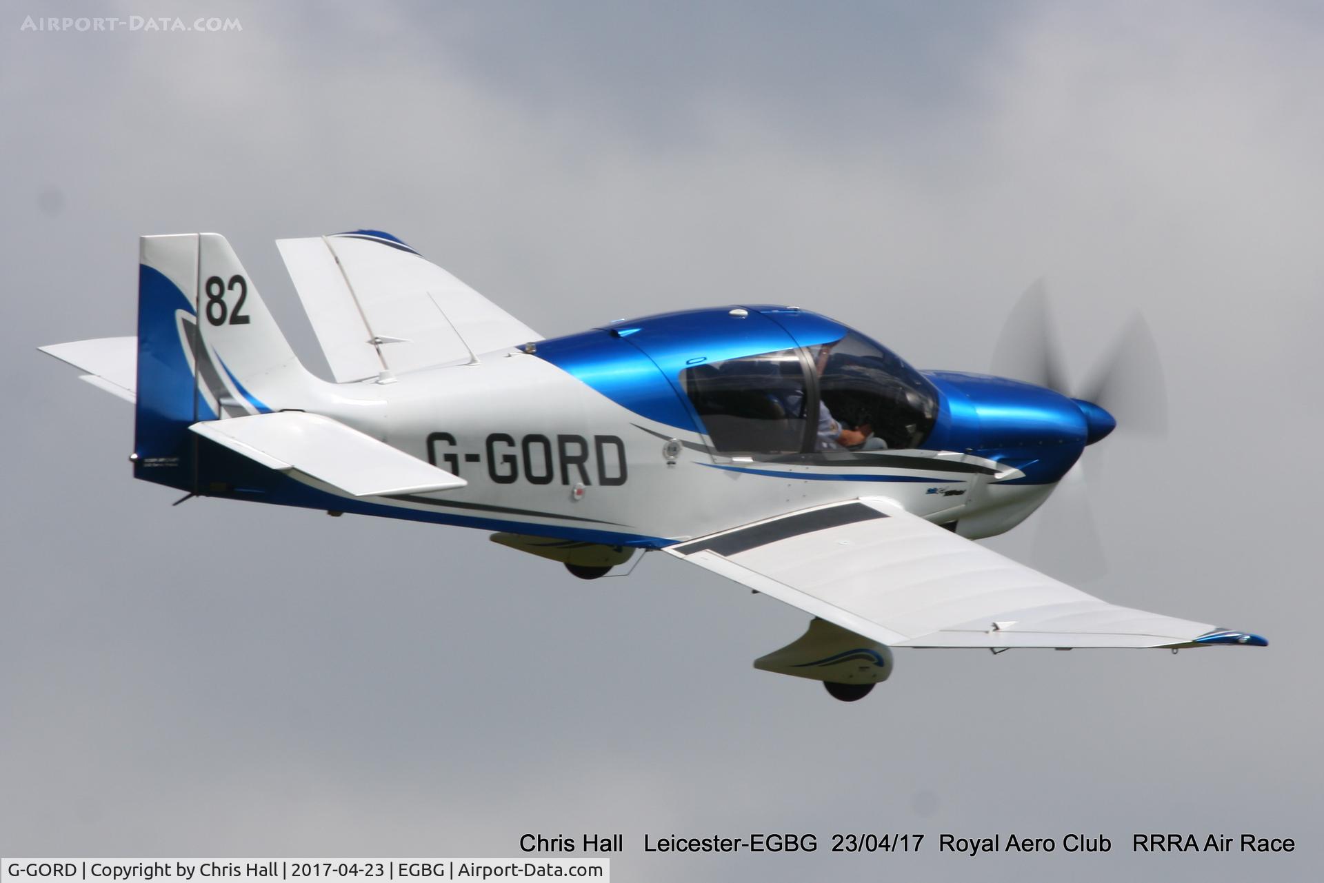 G-GORD, 2014 Robin DR-400-140B Major Major C/N 2669, Royal Aero Club 3R's air race at Leicester