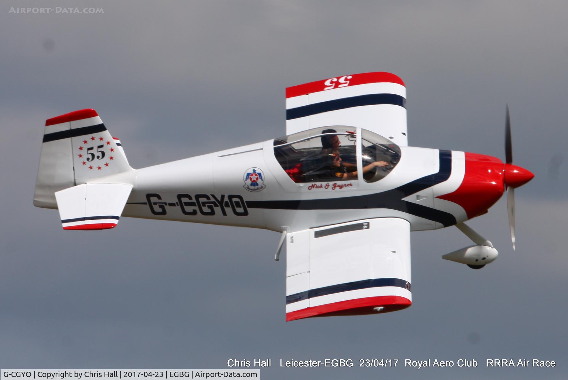 G-CGYO, 2005 Vans RV-6A C/N 24704, Royal Aero Club 3R's air race at Leicester