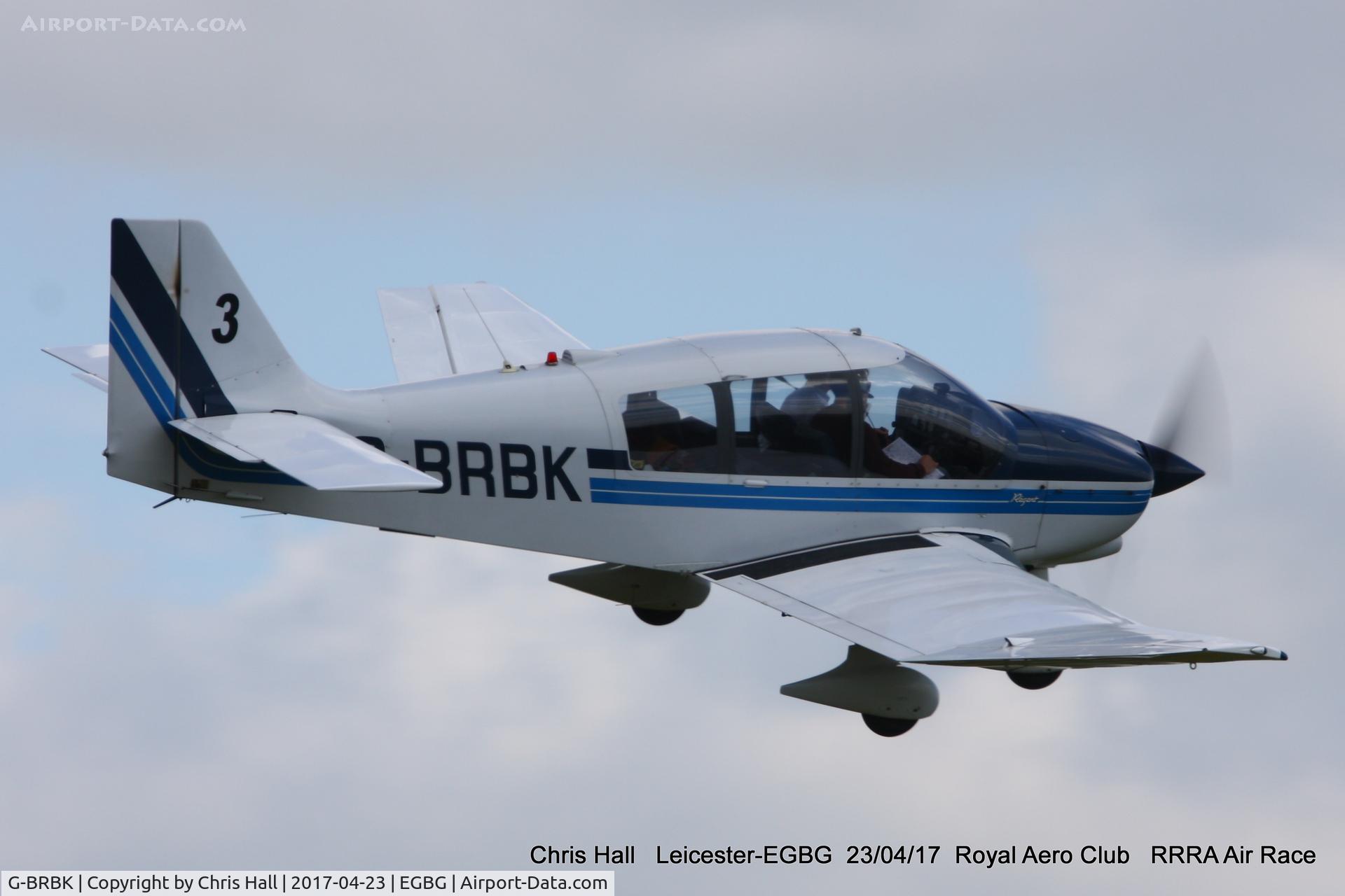 G-BRBK, 1989 Robin DR-400-180 Regent Regent C/N 1915, Royal Aero Club 3R's air race at Leicester