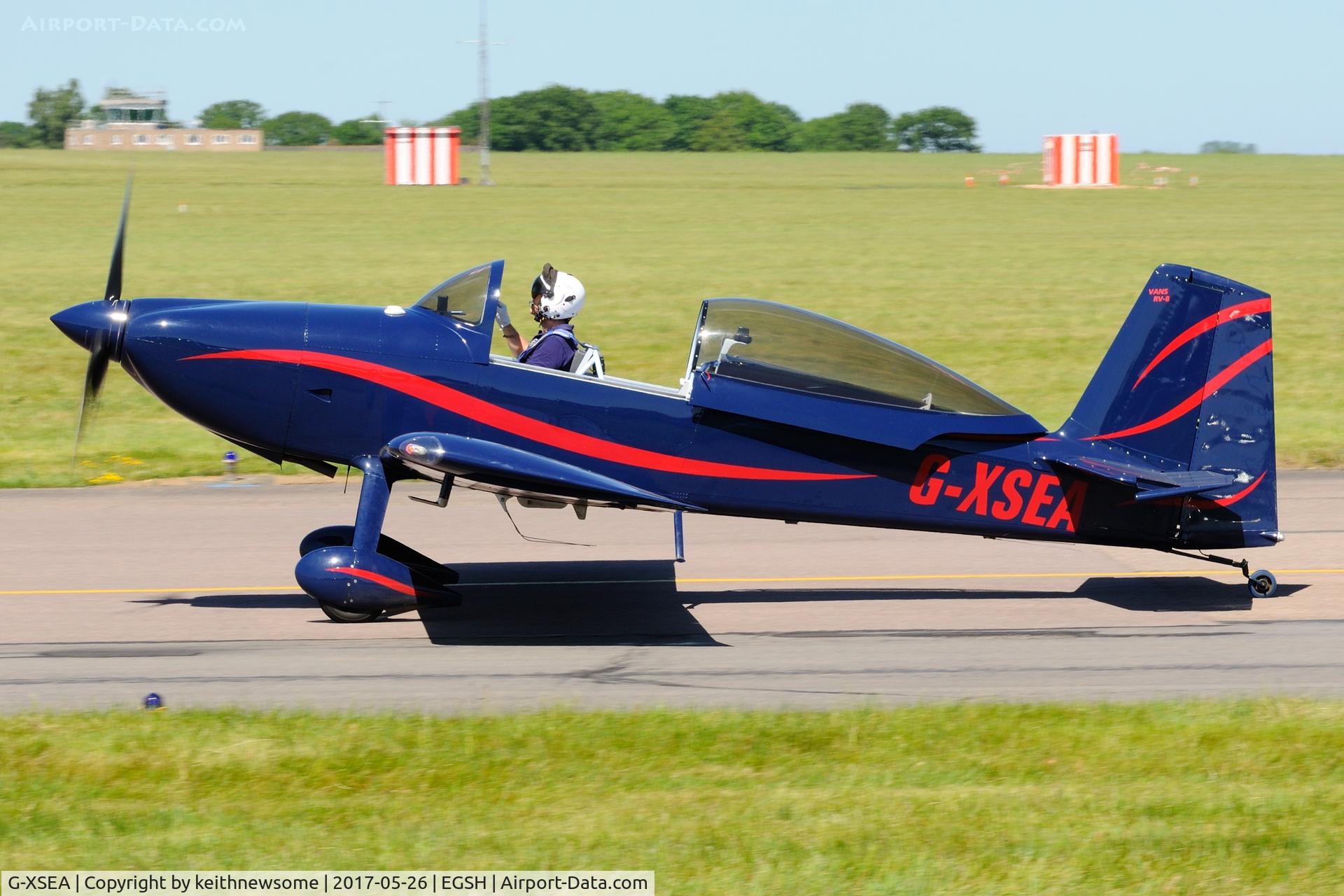 G-XSEA, 2005 Vans RV-8 C/N PFA 303-14228, Return visitor with new colour scheme.