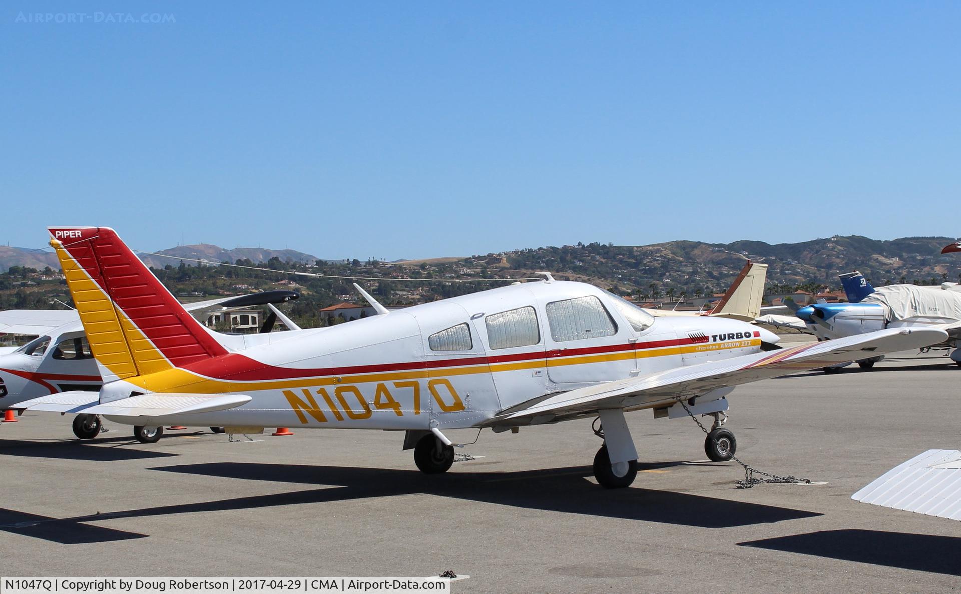 N1047Q, 1977 Piper PA-28R-201T Cherokee Arrow III C/N 28R-7703049, 1977 Piper PA-28R 201T ARROW T-III, Continental TSIO-360-F 200 Hp, retractable gear
