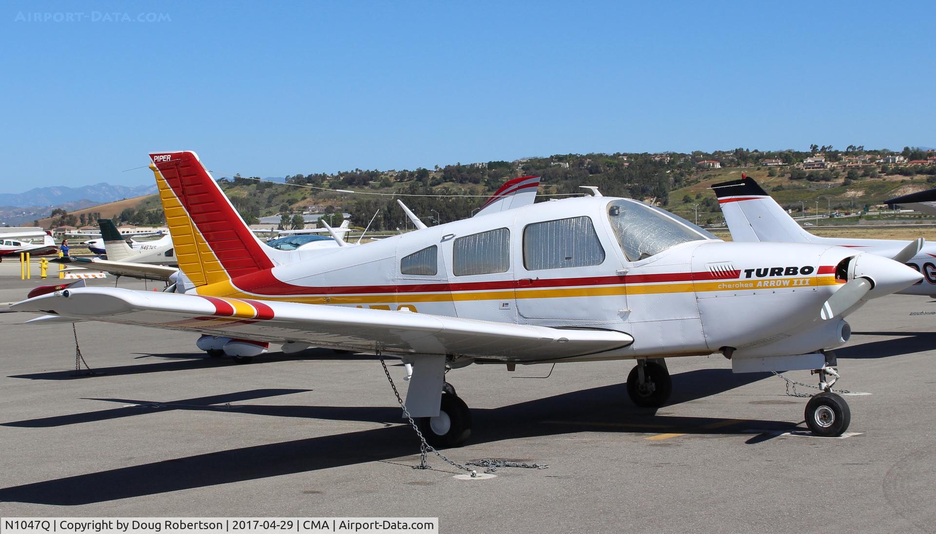 N1047Q, 1977 Piper PA-28R-201T Cherokee Arrow III C/N 28R-7703049, 1977 Piper PA-28R-201T ARROW T-III, Continental TSIO-360-F 200 Hp, retractable gear