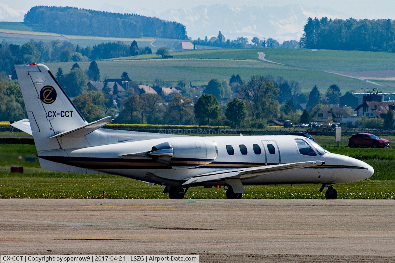 CX-CCT, 1976 Cessna 500 Citation 1 C/N 500-0344, Registered in South America, based at Grenchen