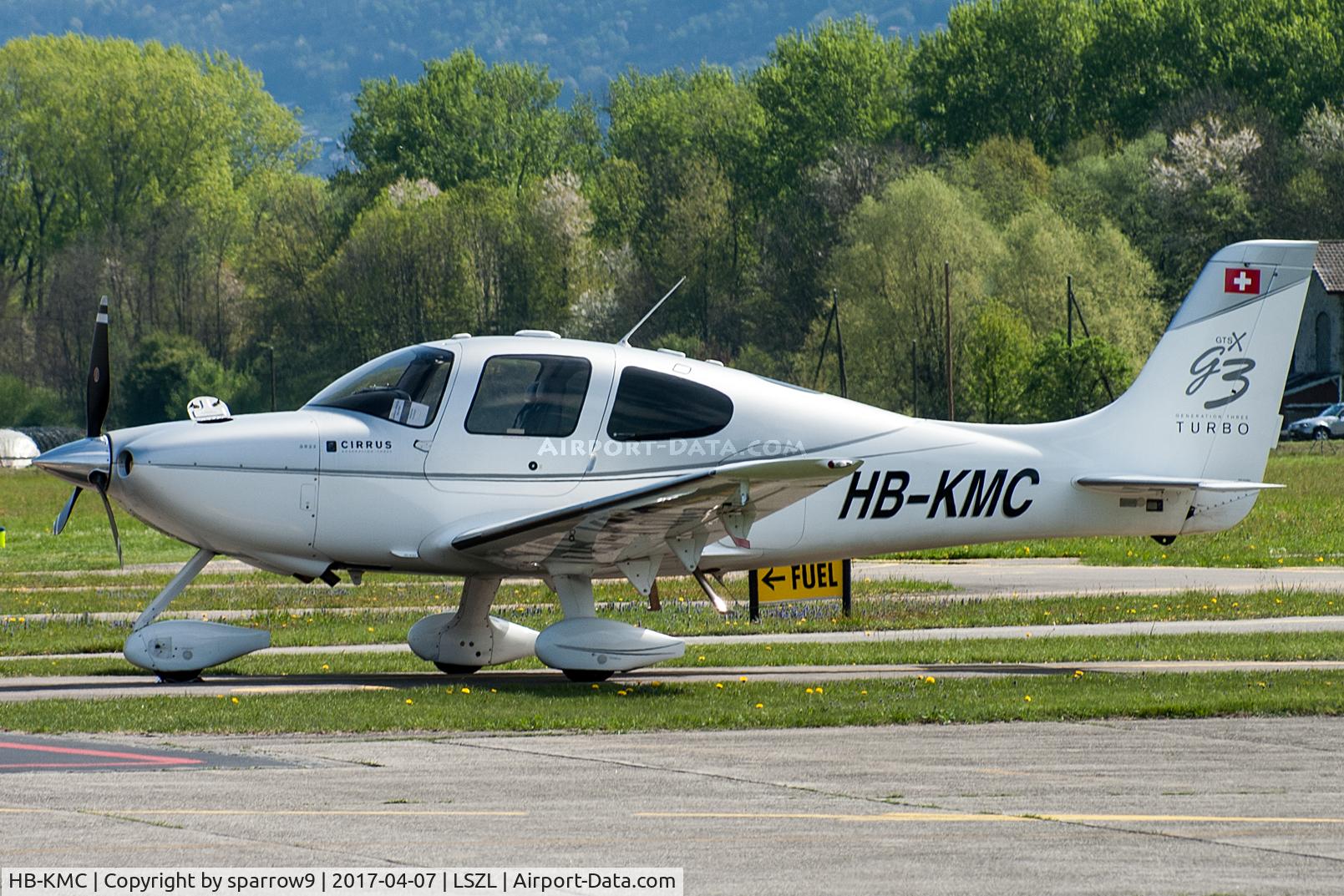 HB-KMC, 2008 Cirrus SR22 G3 GTSX Turbo C/N 3095, at Locarno-Magadino, civil part