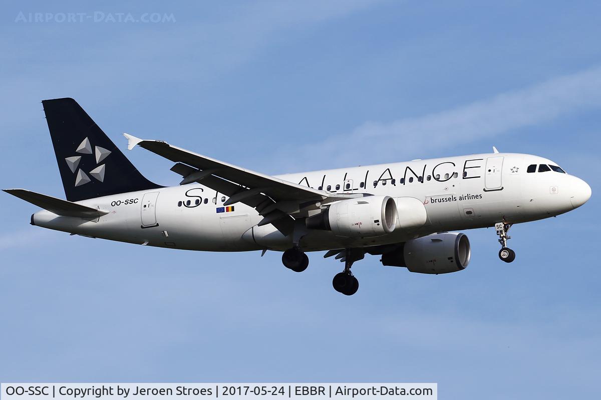 OO-SSC, 1999 Airbus A319-112 C/N 1086, ebbr