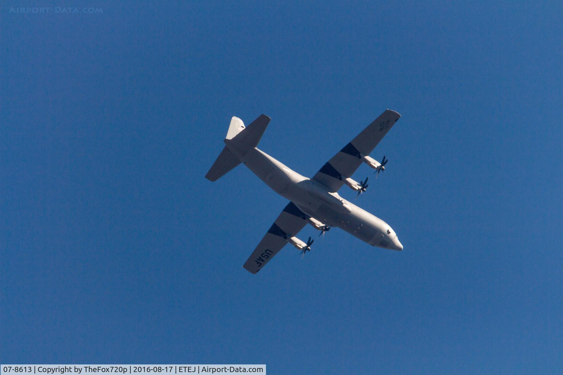 07-8613, 2004 Lockheed Martin C-130J-30 Super Hercules C/N 382-5624, Flying from Ramstein to Grafenwöhr Training Area.