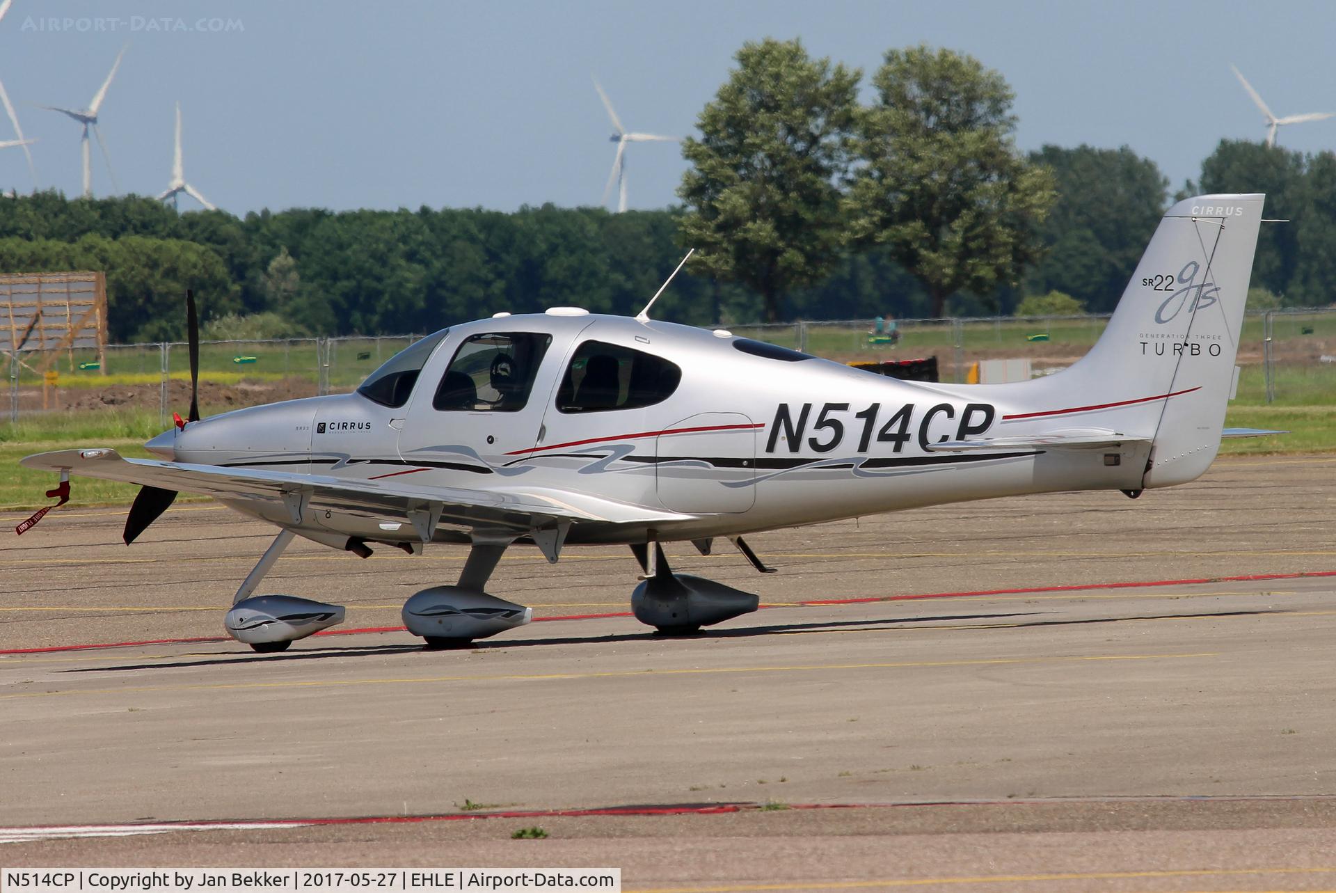 N514CP, 2008 Cirrus SR22 G3 GTS Turbo C/N 3307, Lelystad Airport