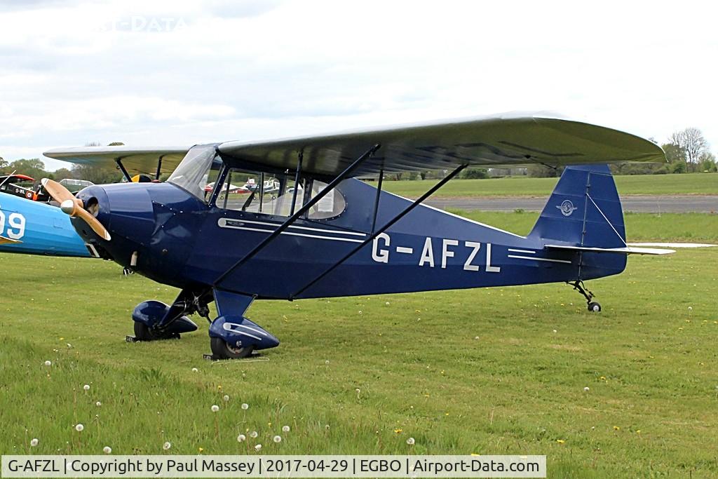 G-AFZL, 1939 Porterfield CP-50 Collegiate C/N 581, @ the Radial&Trainers Fly-In Wolverhampton(Halfpenny Green) Airport. (EGBO).