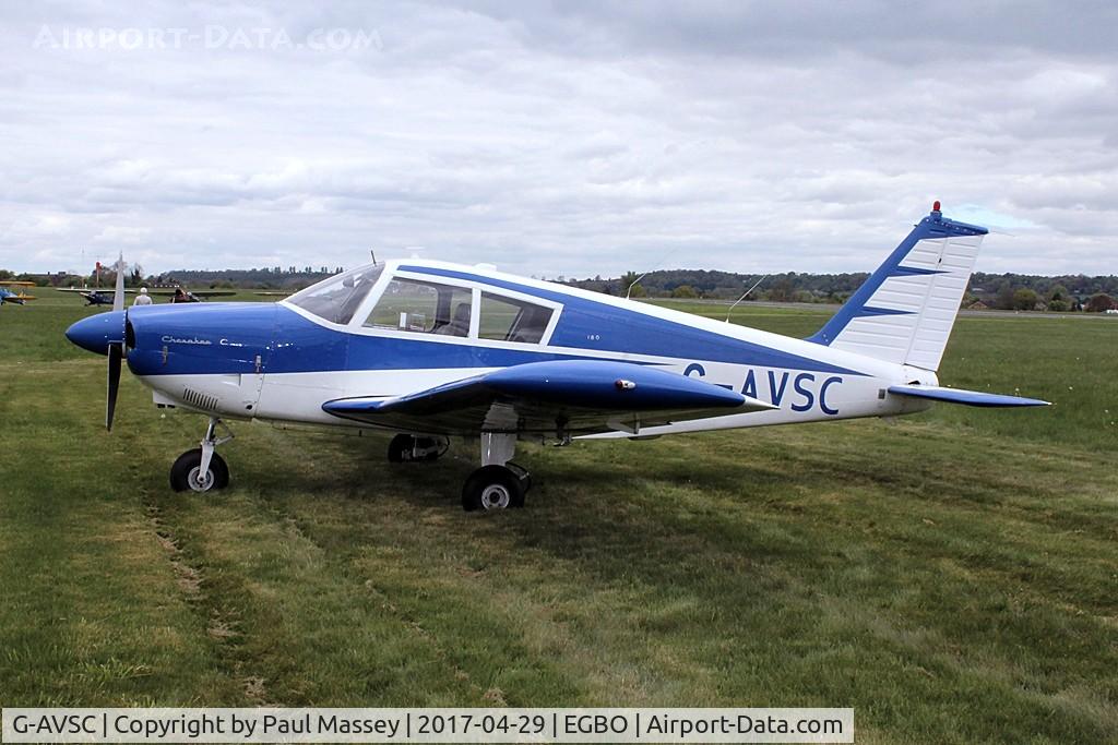 G-AVSC, 1967 Piper PA-28-180 Cherokee C/N 28-4193, @ the Radial&Trainers Fly-In Wolverhampton(Halfpenny Green)Airport.