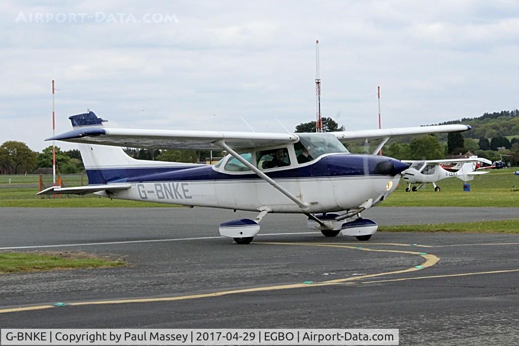 G-BNKE, 1980 Cessna 172N Skyhawk C/N 172-73886, @ the Radial&Trainers Fly-In Wolverhampton(Halfpennt Green) Airport. Ex:-N6534J.