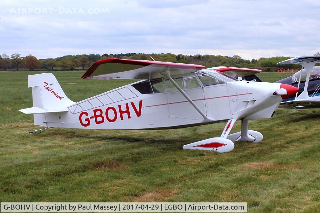 G-BOHV, 1990 Wittman W-8 Tailwind C/N PFA 031-11151, @ the Radial&Trainers Fly-In Wolverhampton(Halfpenny Green)Airport.