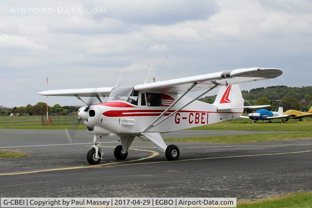 G-CBEI, 1961 Piper PA-22-108 Colt Colt C/N 22-9136, @ the Radial&Trainers Fly-In Wolverhampton(Halfpenny Green) Airport. Ex:-SE-CZR.