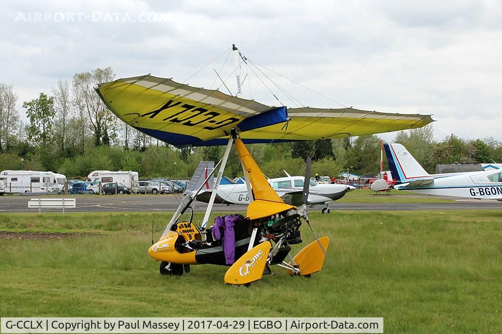 G-CCLX, 2003 Mainair Pegasus Quik 912S C/N 7996, @ the Radial&Trainers Fly-In Wolverhampton(Halfpenny Green) Airport.