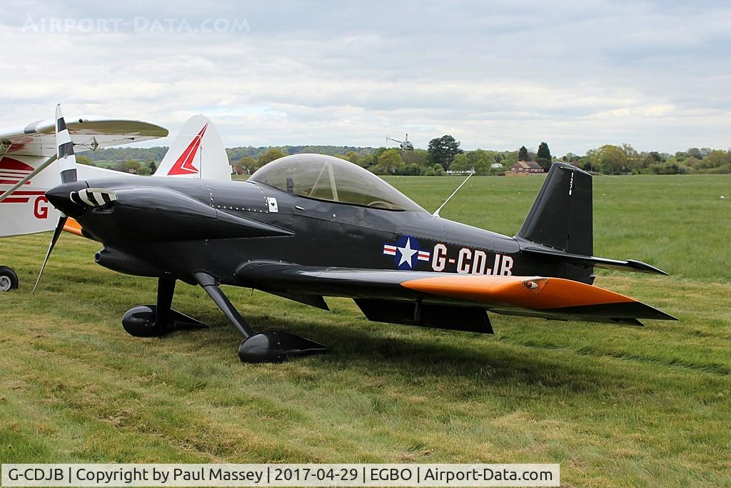 G-CDJB, 1987 Vans RV-4 C/N 1270, @ the Radial&Trainers Fly-In Wolverhampton(Halfpenny Green)Airport. Ex:-N21RP.