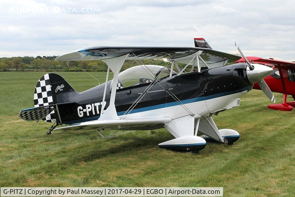 G-PITZ, 1983 Pitts S-2A Special C/N 100ER, @the Radial&Trainers Fly-In Wolverhampton(Halfpenny Green)Airport. Ex:-N183ER.