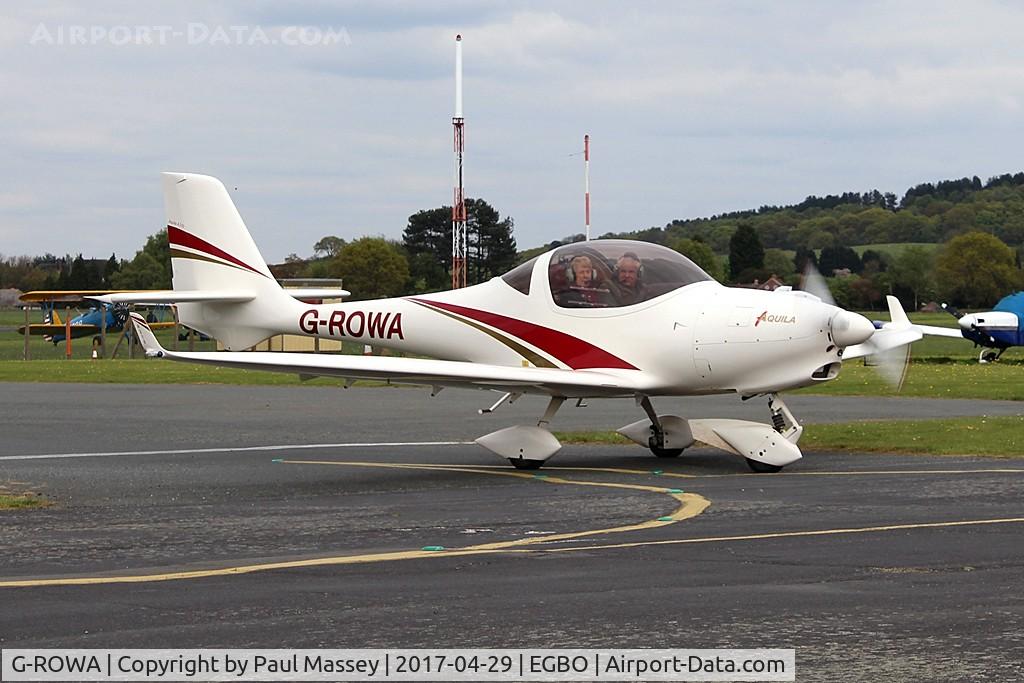 G-ROWA, 2007 Aquila A210 (AT01) C/N AT01-174, @ the Radial&Trainers Fly-In Wolverhampton(Halfpenny Green)Airport.