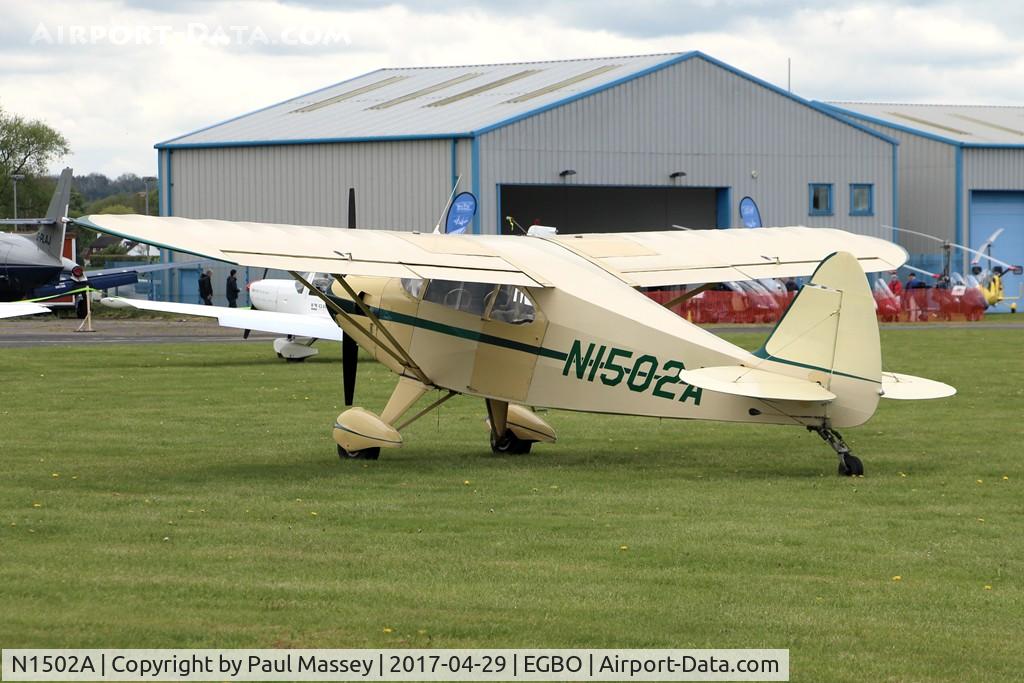 N1502A, 1951 Piper PA-20 Pacer C/N 20-686, @ the Radial&Trainers Fly-In Wolverhampton(Halfpenny Green)Airport.