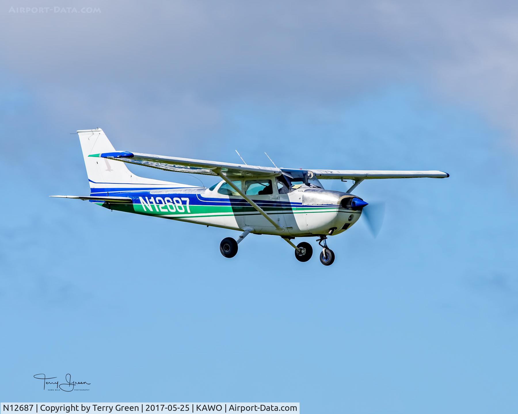 N12687, 1973 Cessna 172M C/N 17262177, KAWO