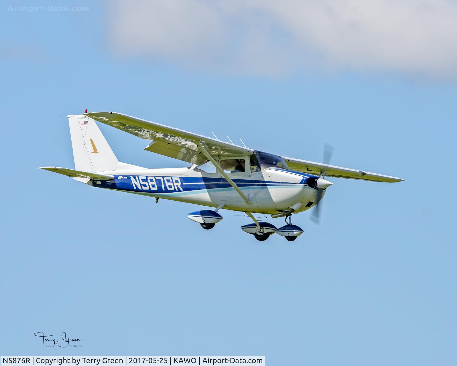 N5876R, 1965 Cessna 172G C/N 17253545, KAWO