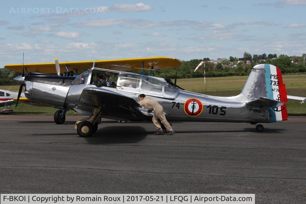 F-BKOI, Morane-Saulnier MS-733 Alcyon C/N 74, Parked