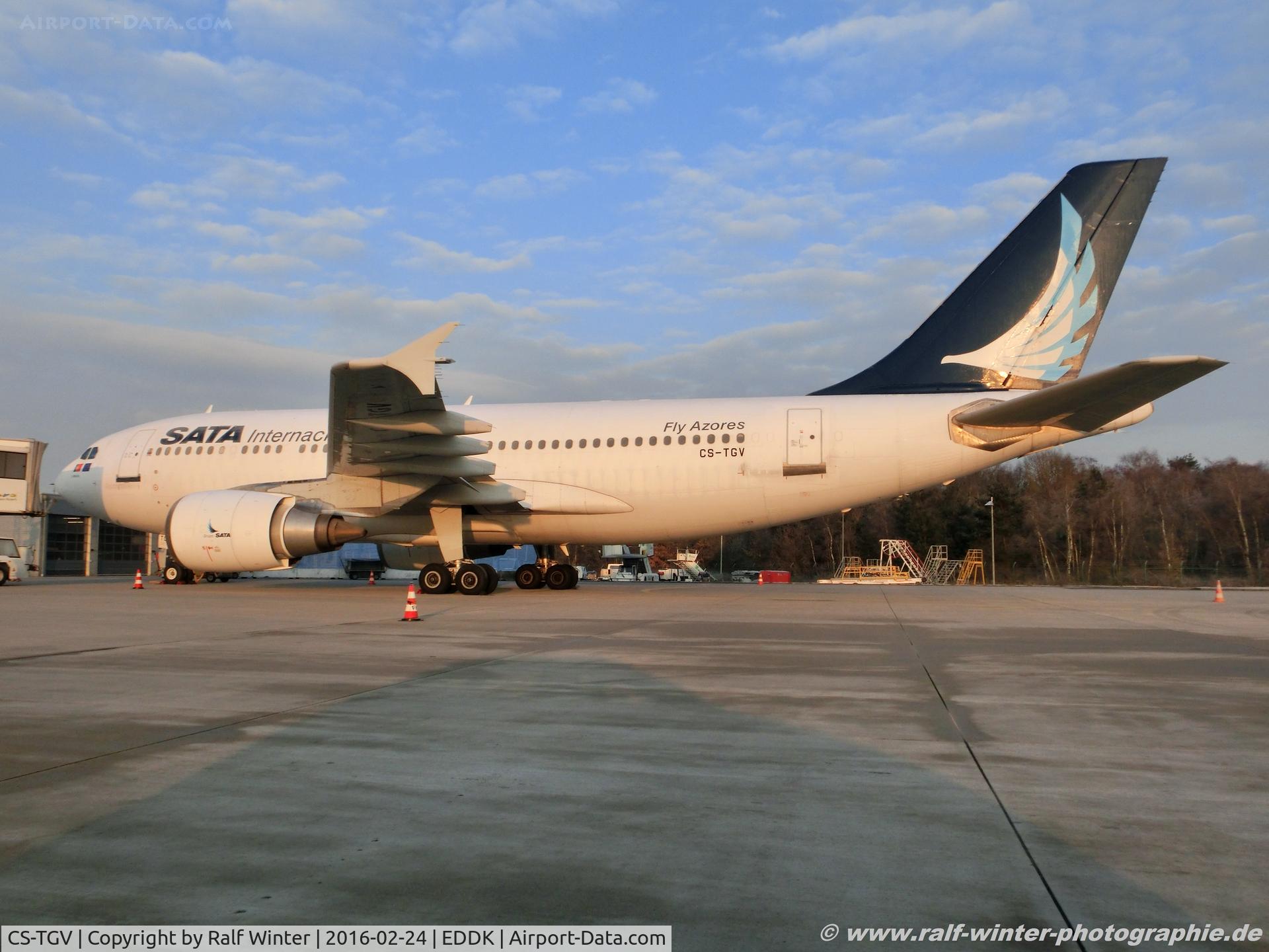 CS-TGV, 1992 Airbus A310-304 C/N 651, Airbus A310-304 - S4 RZO SATA International 'S.Miguel' ztrew- 651 - CS-TGV - 24.02.2016 - CGN