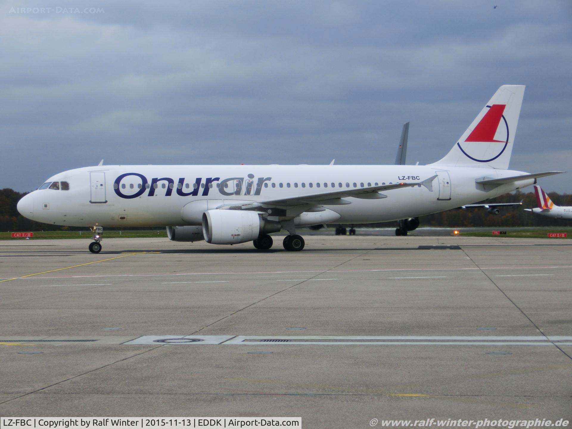 LZ-FBC, 2005 Airbus A320-214 C/N 2540, Airbus A320-214 - Onur Air - 2540 - LZ-FBC - 13.11.2015 - CGN