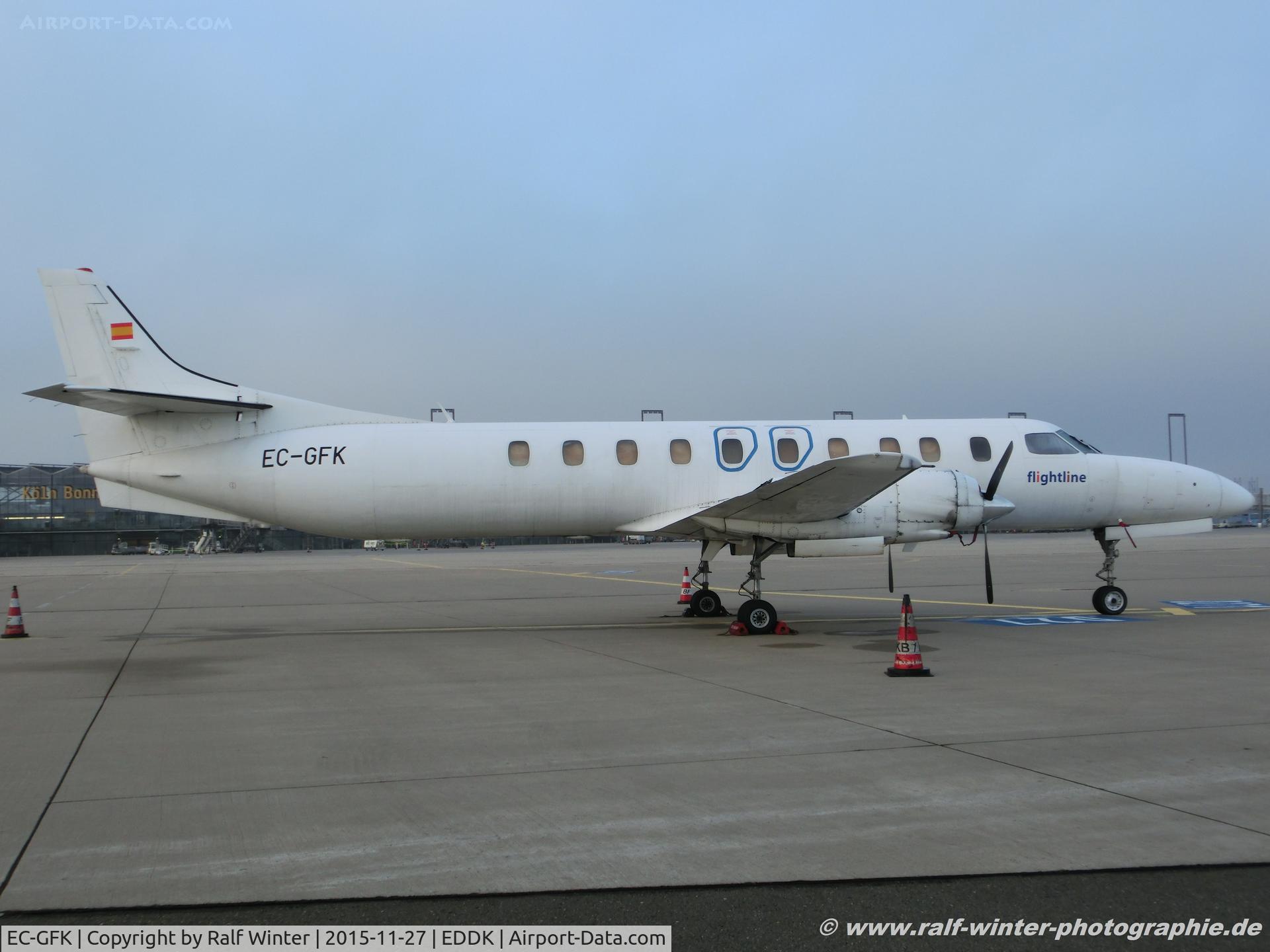 EC-GFK, 1977 Swearingen SA-226AT Merlin IVA C/N AT-062, Swearingen SA226-AT Merlin 4 - FTL Flightline - AT-062 - EC-GFK - 27.11.2015 - CGN