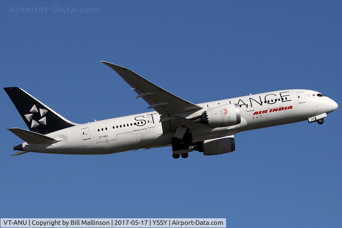 VT-ANU, 2014 Boeing 787-8 Dreamliner Dreamliner C/N 36292, Star Alliance c/s