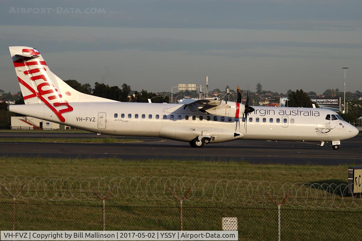 VH-FVZ, 2013 ATR 72-600 (72-212A) C/N 1087, taxiing