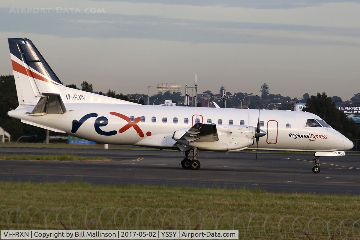 VH-RXN, 1991 Saab 340B C/N 340B-279, taxiing